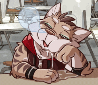 Stickers from the [Nekojishi Sticker Pack](https://store.line.me