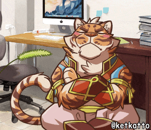 Stickers from the [Nekojishi Sticker Pack](https://store.line.me